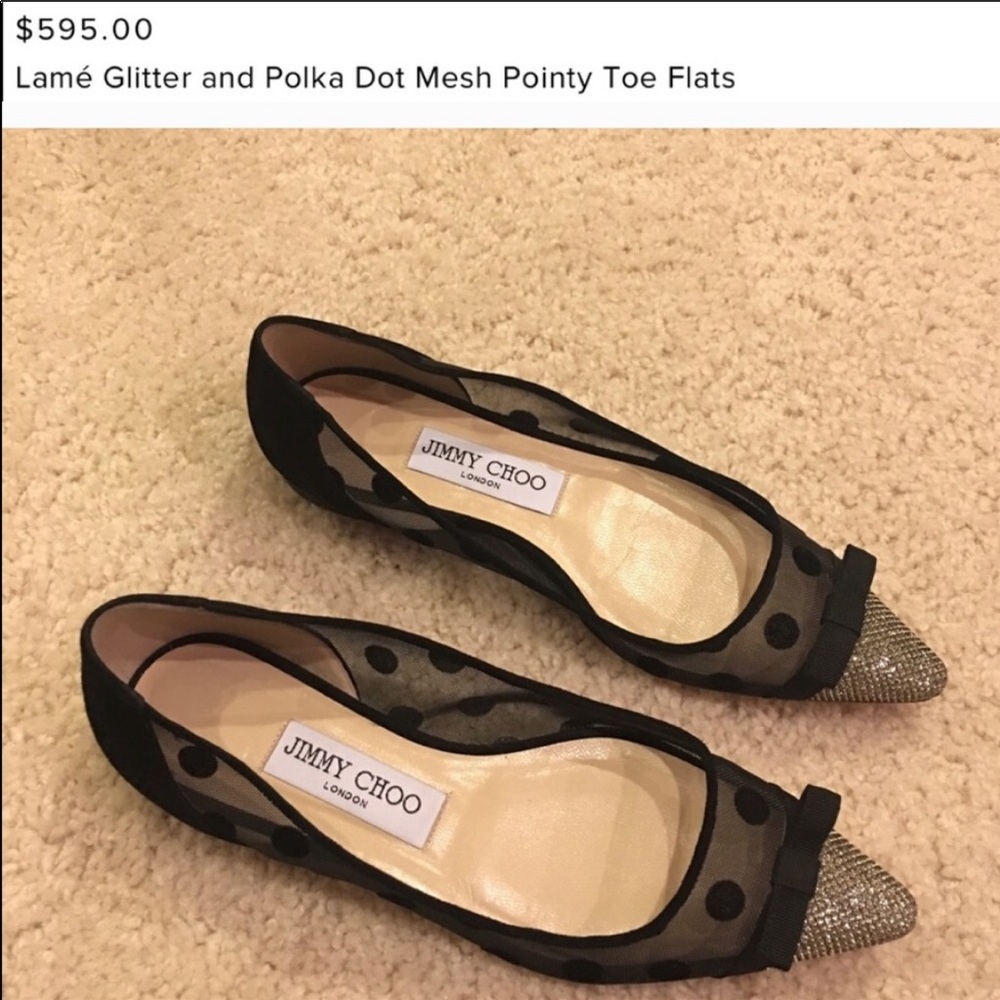 Jimmy choo ballerina shoes